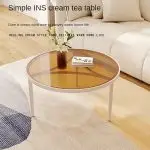 Table with Tempered Glass Top