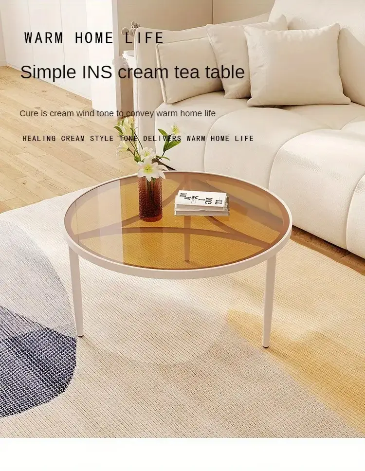 1712564678055-410259a6fa87409d86978538e4c3ff10-goods Table with Tempered Glass Top - Image 1