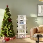 5 Tier Rotating Shoe Rack