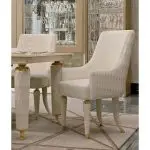 White Leather  Chairs