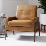 Faux Leather Armchair