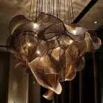 Lamp Stair Glass Chandelier