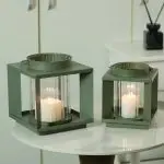 Glass Candle Lantern