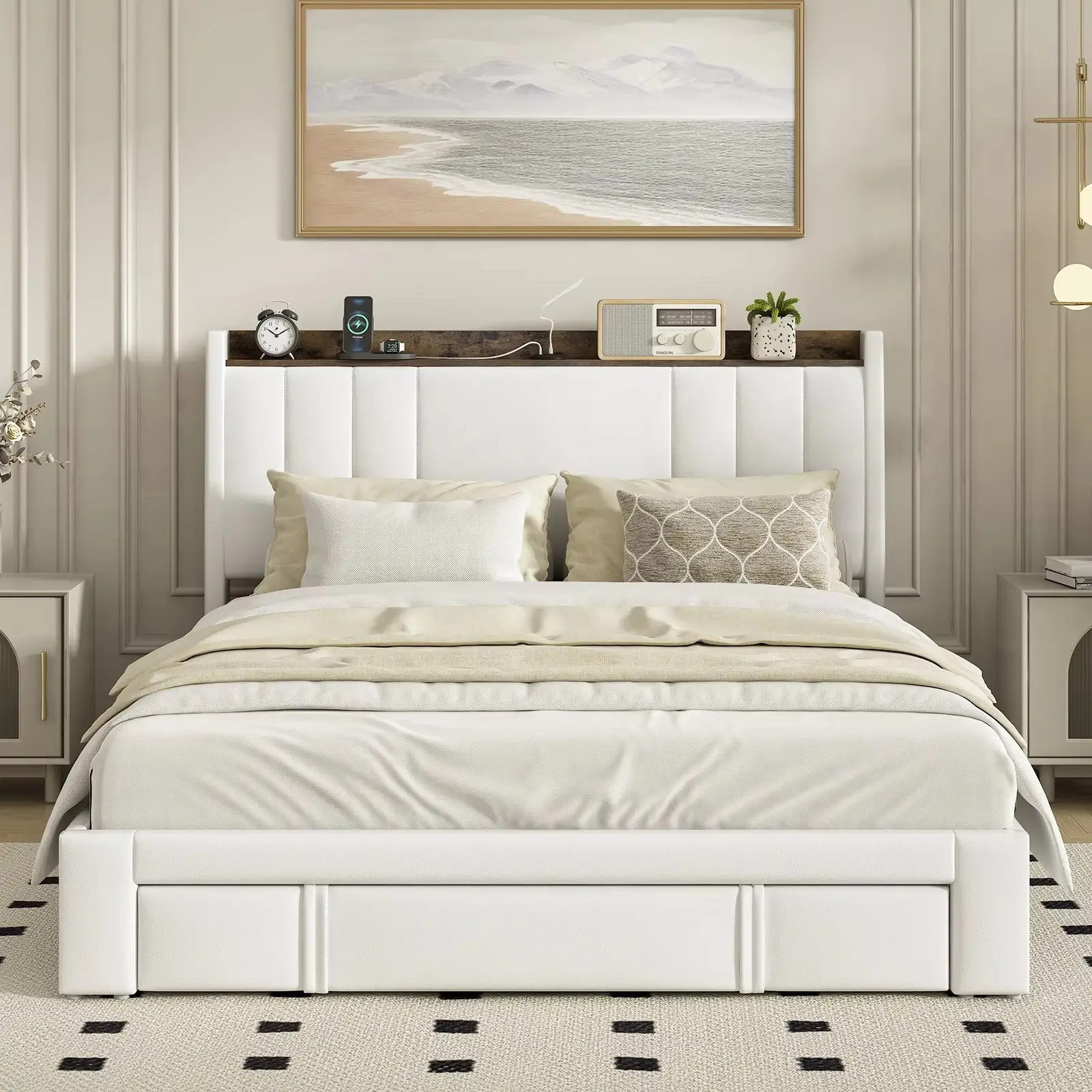 H516b0a1aea3a4f918c4d0193661b11b3Q Platform Bed - Image 1