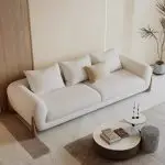 Cream Wool Sofa