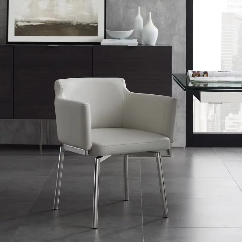 H9446a86b67604129b3d Leather Single Chair - Image 1