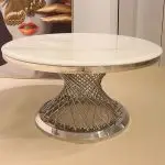 Glass  Round  Table
