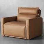Camel  Leather Sofa