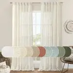 Linen-coated curtain