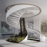 Curved Staircase