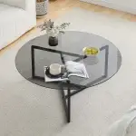 Coffee Table With Metal Frame